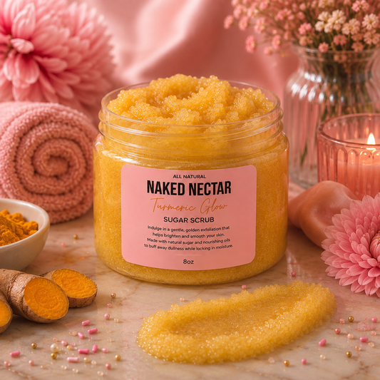 Turmeric Glow Brightening Sugar Scrub